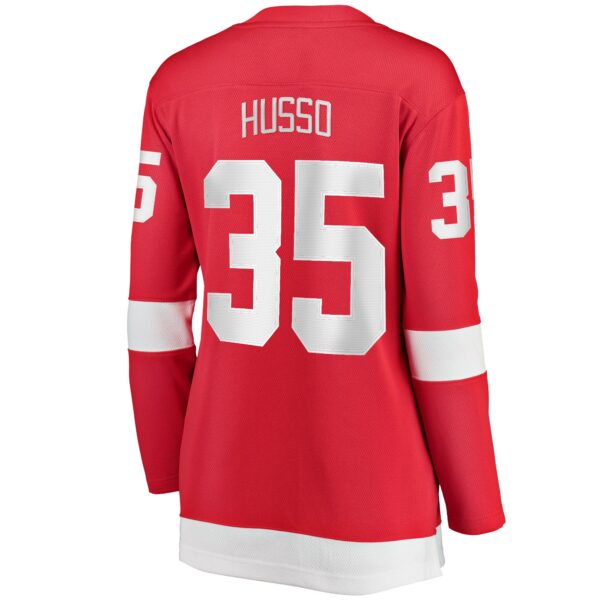 Women’s Detroit Red Wings Ville Husso Fanatics Branded Red Home Breakaway Player Jersey