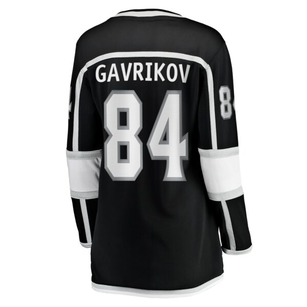 Women’s Los Angeles Kings Vladislav Gavrikov Fanatics Branded Black Home Breakaway Jersey