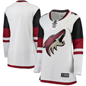 Women's Arizona Coyotes Fanatics Branded White Away Breakaway Jersey