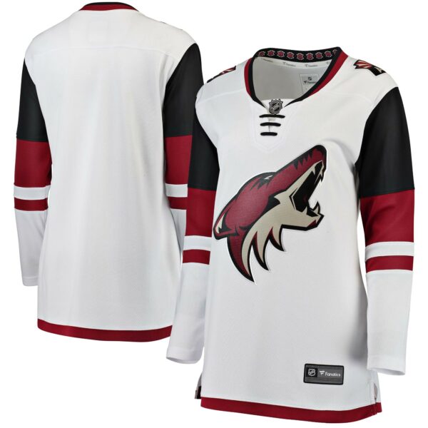 Women’s Arizona Coyotes Fanatics Branded White Away Breakaway Jersey