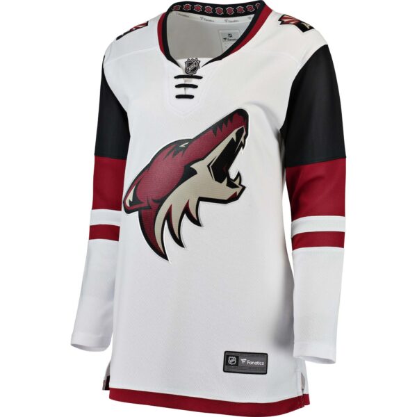 Women’s Arizona Coyotes Fanatics Branded White Away Breakaway Jersey