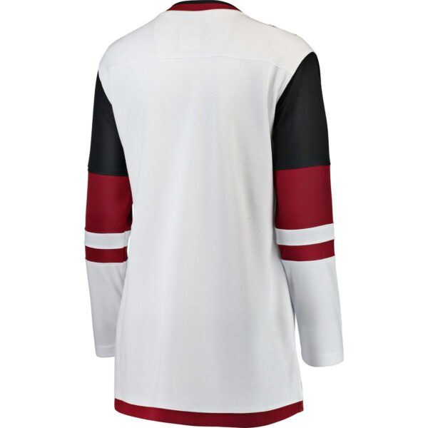 Women’s Arizona Coyotes Fanatics Branded White Away Breakaway Jersey