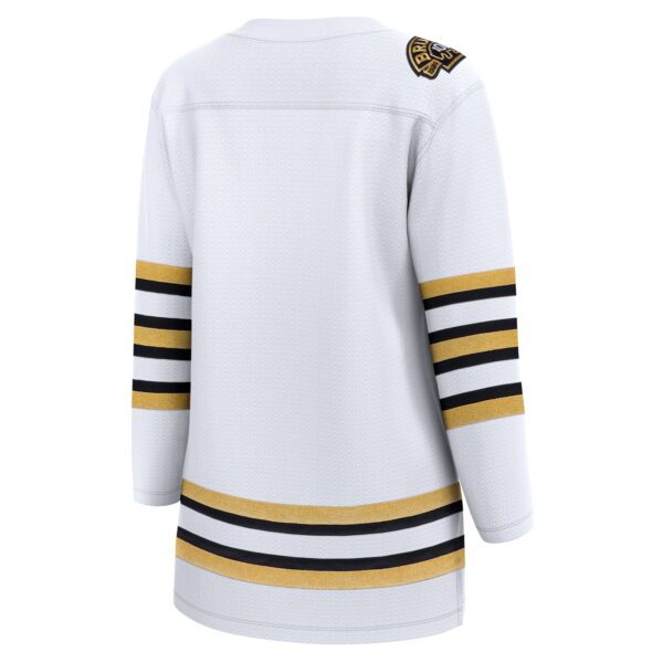 Women’s Boston Bruins  Fanatics Branded White 100th Anniversary Premier Breakaway Jersey