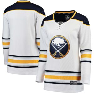 Women's Buffalo Sabres Fanatics Branded White Away Breakaway Jersey