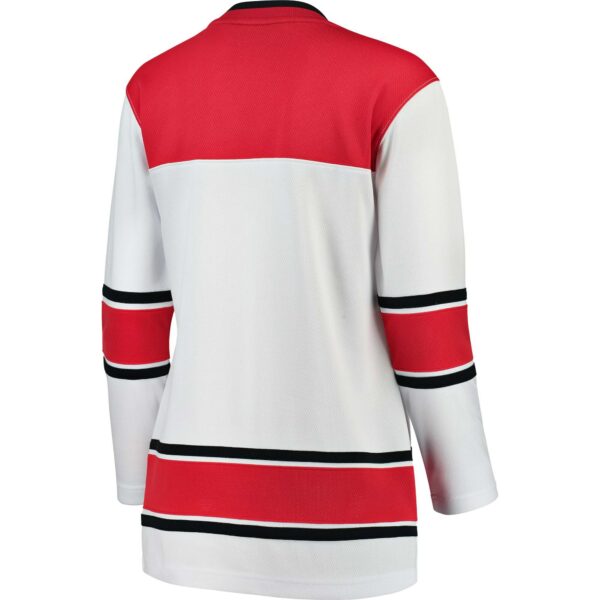 Women’s Carolina Hurricanes Fanatics Branded White Away Breakaway Jersey