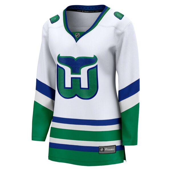 Women’s Carolina Hurricanes  Fanatics Branded White Whalers Premier Breakaway Jersey