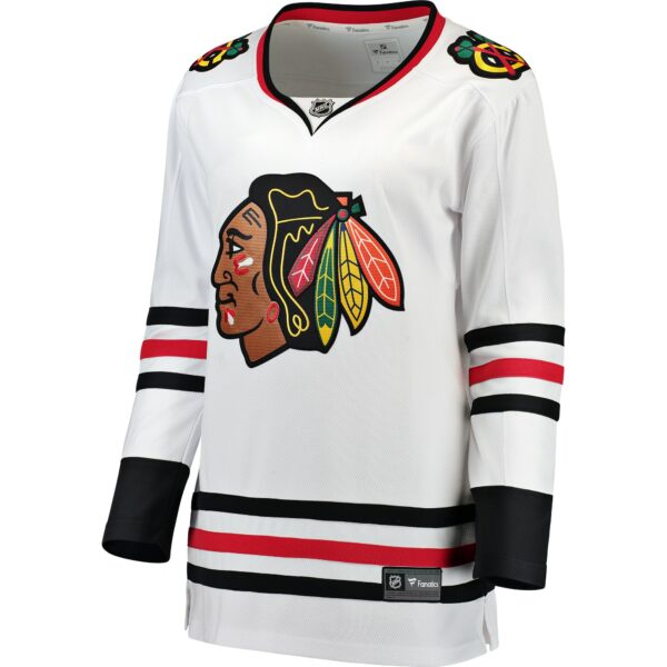 Women’s Chicago Blackhawks Fanatics Branded White Away Breakaway Custom Jersey