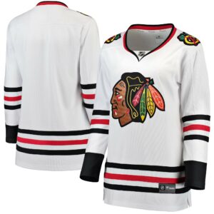 Women's Chicago Blackhawks Fanatics Branded White Away Breakaway Jersey