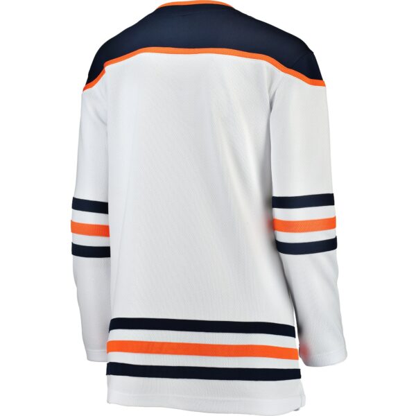 Women’s Edmonton Oilers Fanatics Branded White Away Breakaway Jersey