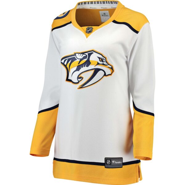 Women’s Nashville Predators Fanatics Branded White Away Breakaway Jersey