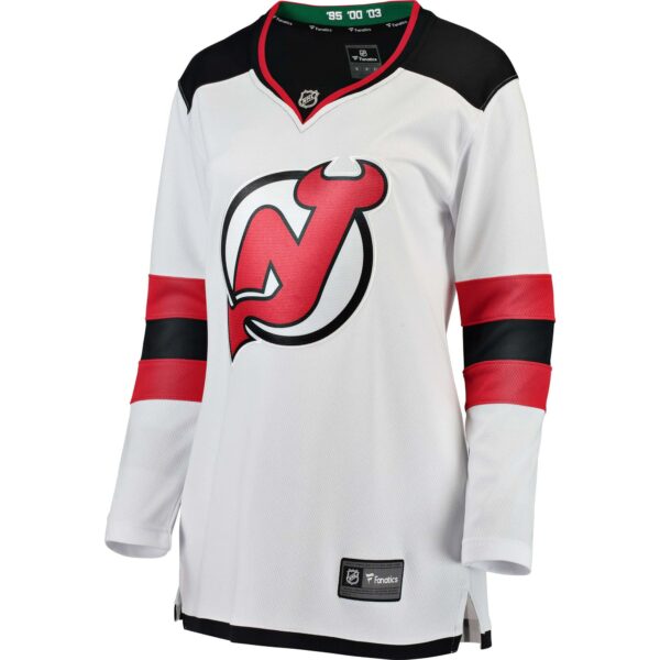 Women’s New Jersey Devils Fanatics Branded White Away Breakaway Jersey