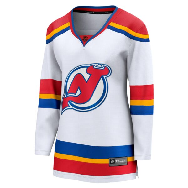 Women’s New Jersey Devils Fanatics Branded White Special Edition 2.0 Breakaway Blank Jersey