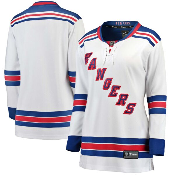 Women’s New York Rangers Fanatics Branded White Away Breakaway Jersey