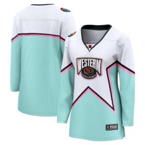 Women's Fanatics Branded White NHL All-Star Game Western Conference Breakaway Jersey