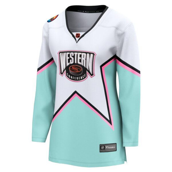 Women’s Fanatics Branded White NHL All-Star Game Western Conference Breakaway Jersey