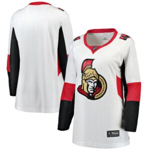 Women's Ottawa Senators Fanatics Branded White Away Breakaway Jersey