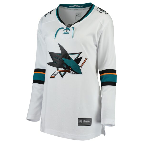 Women’s San Jose Sharks Fanatics Branded White Away Breakaway Jersey