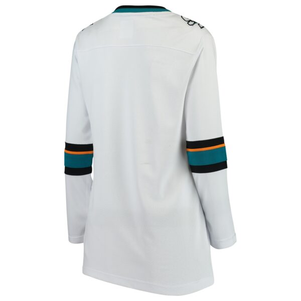 Women’s San Jose Sharks Fanatics Branded White Away Breakaway Jersey