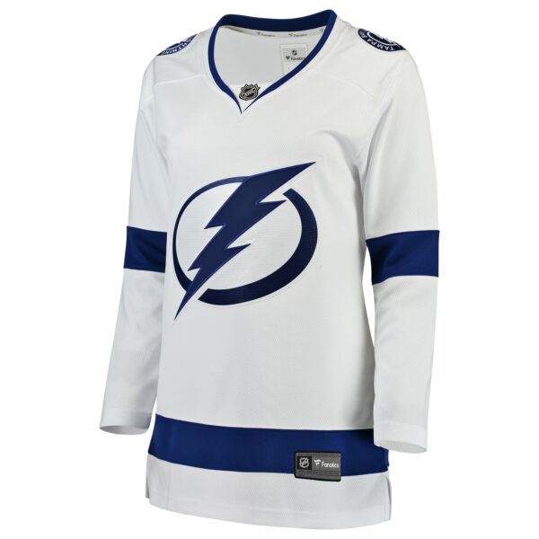 Women’s Tampa Bay Lightning Fanatics Branded White Away Breakaway Jersey