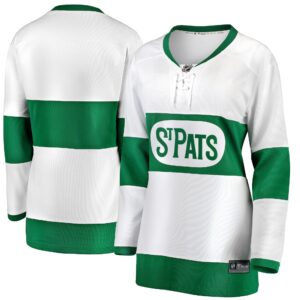 Women's Toronto St. Pats Fanatics Branded White Premier Breakaway Jersey