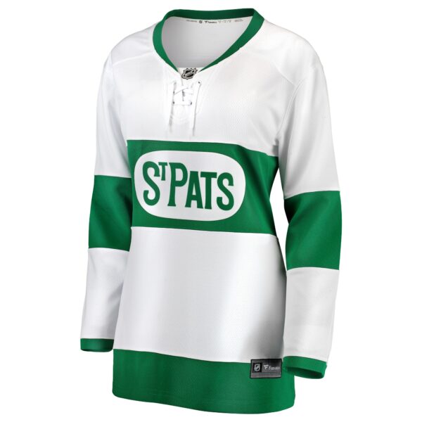 Women’s Toronto St. Pats Fanatics Branded White Premier Breakaway Jersey