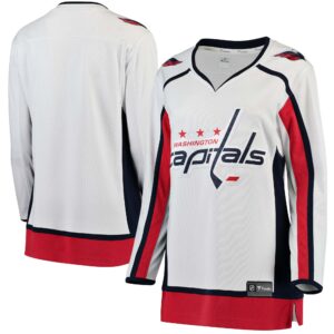 Women's Washington Capitals Fanatics Branded White Away Breakaway Jersey