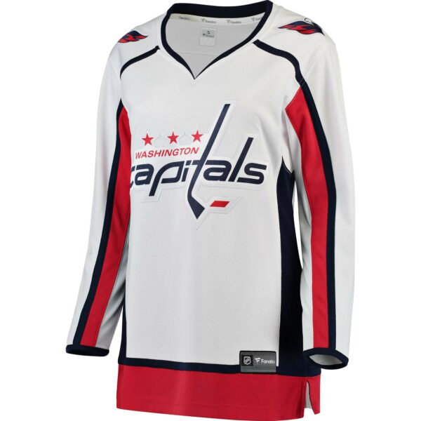 Women’s Washington Capitals Fanatics Branded White Away Breakaway Jersey