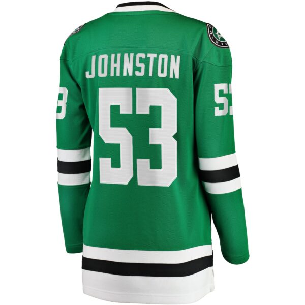 Women’s Dallas Stars Wyatt Johnston Fanatics Branded Kelly Green Home Breakaway Player Jersey