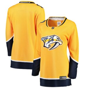 Women's Nashville Predators Fanatics Branded Yellow Breakaway Home Jersey