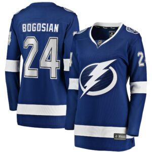 Women's Tampa Bay Lightning Zach Bogosian Fanatics Branded Blue Home Breakaway Player Jersey