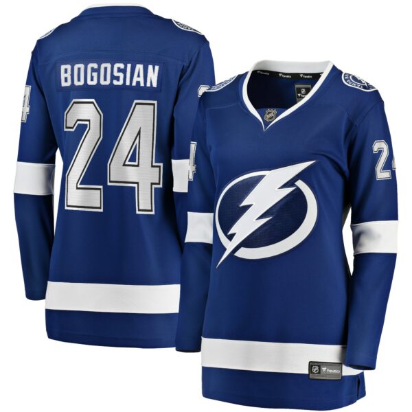 Women’s Tampa Bay Lightning Zach Bogosian Fanatics Branded Blue Home Breakaway Player Jersey