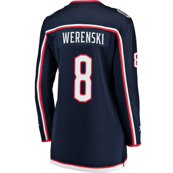 Women’s Columbus Blue Jackets Zach Werenski Fanatics Branded Navy Breakaway Jersey