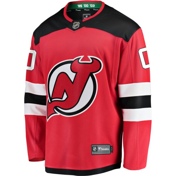 Youth New Jersey Devils Fanatics Branded Red Home Breakaway Custom Jersey